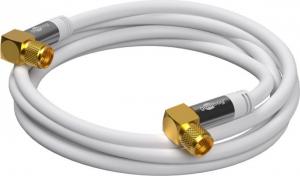 Kabel Goobay Antenowy (F) 1m biały (70481) 3