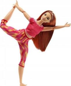 Lalka Barbie Mattel Made to Move - Kwiecista gimnastyczka, czerwony strój (FTG80/GXF07) 2