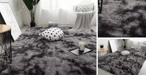Strado Dywan Ombre Shaggy 60x120 OmbreGrey (Ciemny Szary) uniwersalny 7