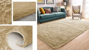 Strado Dywan Shaggy Strado 60x120 CappuccinoCamel (Jasny brązowy) 14