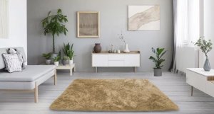 Strado Dywan Shaggy Strado 60x120 CappuccinoCamel (Jasny brązowy) 2