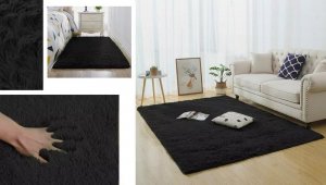 Strado Dywan Shaggy 60x90 BlackSky (Czarny) 12