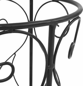 Elior Czarny metalowy stojak na parasole w stylu vintage - Selvis 5