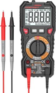 Habotest Multimetr cyfrowy z latarką Habotest HT118C, True RMS, NCV, testowanie akumulatorów 2