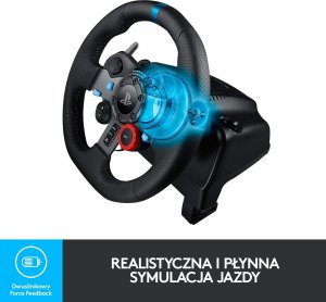 Kierownica Logitech G29 Racing Wheel (941-000112) + Shifter G29, G920 Driving Force (941-000130) 9