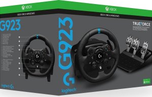 Kierownica Logitech G923 Xbox Series X|S/Xbox One/PC (941-000158) + Shifter G29, G920 Driving Force (941-000130) 12
