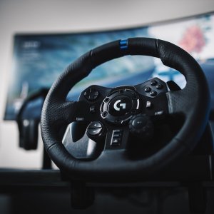 Kierownica Logitech G923 PS5/PS4/PC (941-000149) + Shifter G29, G920 Driving Force (941-000130) 8