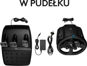 Kierownica Logitech G923 PS5/PS4/PC (941-000149) + Shifter G29, G920 Driving Force (941-000130) 10