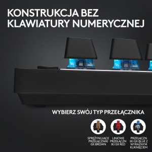 Klawiatura Logitech PRO X TKL Lightspeed GX Brown (920-012136) + Mysz Logitech G PRO X SuperLight 2 (910-006630) 24