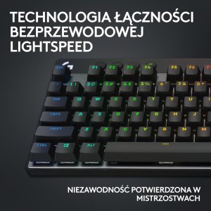 Klawiatura Logitech PRO X TKL Lightspeed GX Brown (920-012136) + Mysz Logitech G PRO X SuperLight 2 (910-006630) 80