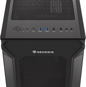 Obudowa GENESIS Irid 505 V2 MIDI TOWER (NPC-1517) + Wentylatory Oxal 120 Czarny 3-pack (NGF-2043) 20
