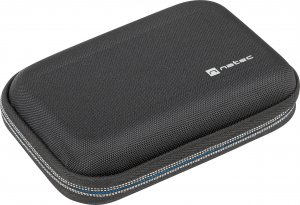 Torba Natec Torba Natec Doberman 15.6" (NTO-07680) + Etui na dysk twardy Krill 2 Czarne (NET-2053) 16
