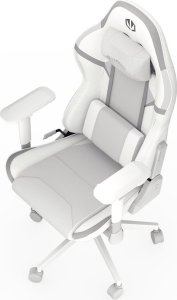 Fotel Endorfy Scrim OWH (EY8A007) biały + Endorfy Floor Pad FP120R (EY8G001) 12