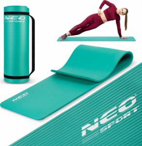 Neo-Sport Mata treningowa NS-923 183 cm x 60 cm x 1.5 cm zielona 2
