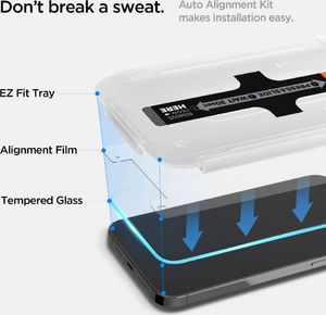 Spigen Szkło hartowane GLAS.tR ez Fit Apple iPhone 13/13 Pro [2 PACK] 2