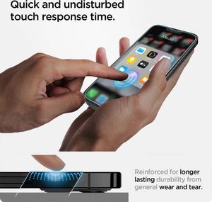 Spigen Szkło hartowane GLAS.tR ez Fit Apple iPhone 13/13 Pro [2 PACK] 3