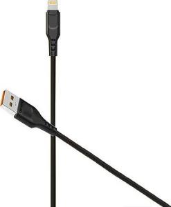 Kabel USB Denmen USB-A - Lightning 1 m Czarny (29350) 3