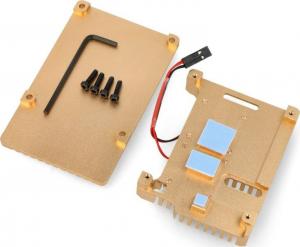 JustPi Obudowa z dwoma wentylatorami Raspberry Pi 4B (DNG-16015) 5