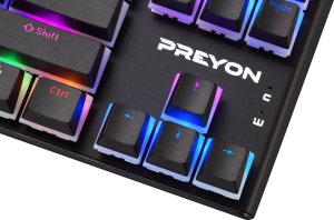 Mikrofon PREYON Buzzard Scream (PBS43B) + Klawiatura Preyon Blue Blitz Claw (PBBC87B) 15