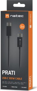 Ładowarka Natec Ribera 1x USB-A 1x USB-C 3 A (NUC-2140) + Kabel USB-C - USB-C 2 m Czarny 13