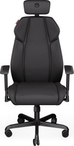 Fotel Endorfy Fotel Endorfy Meta BK czarny (EY8A005) + Biurko Atlas L Czarne 150cm x 78cm 3
