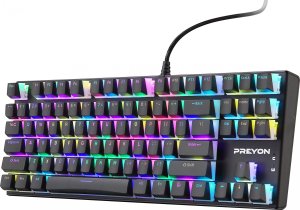 Klawiatura PREYON Klawiatura Preyon Blue Blitz Claw (PBBC87B) + Podkładka gamingowa Preyon Falcon Speed M (PFS40) 2