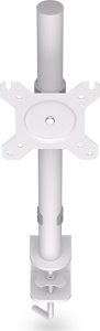 Biurko Endorfy Biurko Endorfy Atlas L Electric Białe 150 cmx78 cm + Uchwyt na monitor Atlas Single Onyx White 22