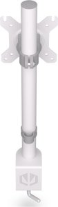 Biurko Endorfy Biurko Endorfy Atlas L Electric Białe 150 cmx78 cm + Uchwyt na monitor Atlas Single Onyx White 23