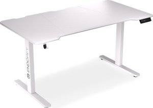 Biurko Endorfy Biurko Endorfy Atlas L Electric Białe 150 cmx78 cm + Uchwyt na monitor Atlas Single Onyx White 27