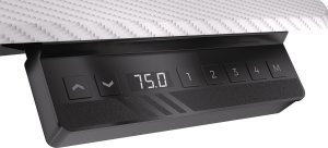 Biurko Endorfy Biurko Endorfy Atlas L Electric Białe 150 cmx78 cm + Uchwyt na monitor Atlas Single Onyx White 33