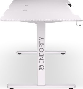 Biurko Endorfy Biurko Endorfy Atlas L Electric Białe 150 cmx78 cm + Uchwyt na monitor Atlas Single Onyx White 4