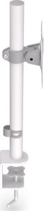 Biurko Endorfy Biurko Endorfy Atlas L Electric Białe 150 cmx78 cm + Uchwyt na monitor Atlas Single Onyx White 49