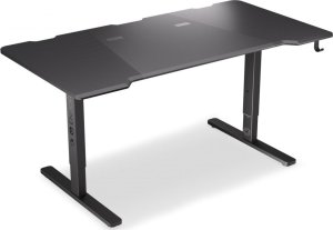Biurko Endorfy Biurko Endorfy Atlas L Czarne 150 cmx78 cm + Uchwyt na monitor Atlas Single 17