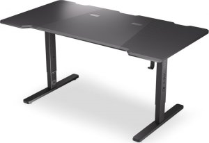 Biurko Endorfy Biurko Endorfy Atlas L Czarne 150 cmx78 cm + Uchwyt na monitor Atlas Single 3