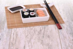 EXCELLENT HOUSWARE ZESTAW DO SERWOWANIA SUSHI dla 2 osób 12 elementów 4