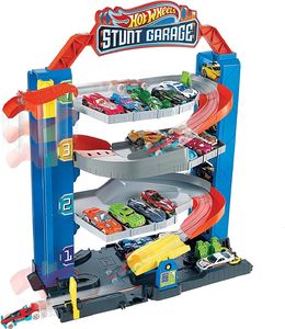 Hot Wheels Zestaw Garaż Parking Z Windą + Autko GNL70 2