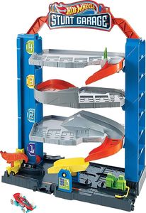 Hot Wheels Zestaw Garaż Parking Z Windą + Autko GNL70 3
