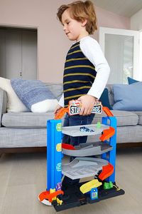 Hot Wheels Zestaw Garaż Parking Z Windą + Autko GNL70 7