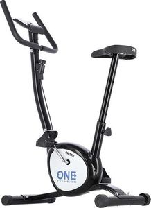 Rower stacjonarny One Fitness treningowy mechaniczny RW3011 czarno-biały 2
