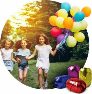 Ricokids Butla z helem 0,42m3 Ricokids 50 balonów i wstążka 60m 4