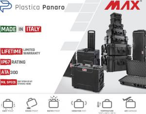 Walizka foto Plastica Panaro Walizka hermetyczna MAX235S 235x180x156 mm 3