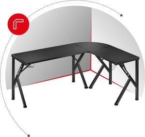 Biurko Huzaro Hero 6.3 Czarne 154 cmx48 cm 12
