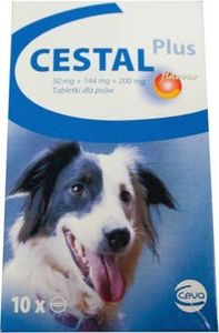 Ceva Cestal Dog Plus Flavour tabletki na odrobaczanie psów 2 sztuki 3