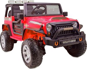 Super-Toys WIELKI DZIP 4X4 ROUGH SPEED, FUNKCJA BUJANIA, WALIZKA, MIĘKKIE KOŁA/XMX-617 3