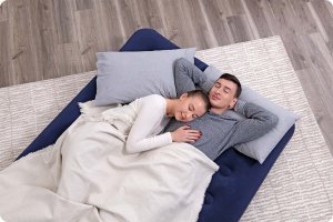 Bestway Materac dmuchany 191x137x22 cm + Pompka 6