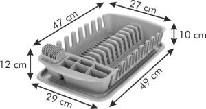 Tescoma Ociekacz z podstawką CLEAN KIT, szary (900643,00 SZARY) 3