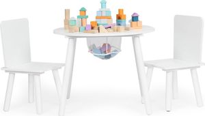 Ecotoys Stół stolik +2 krzesła meble dla dzieci komplet 2