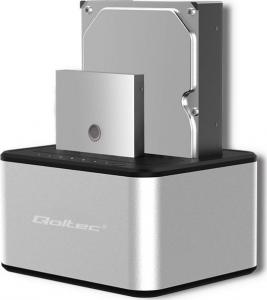 Stacja dokująca Qoltec 2.5"/3.5" SATA - USB 3.2 Gen 1 (50316) 3
