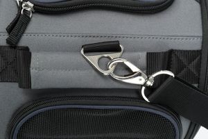 Trixie Wings torba, szara/niebieska, 28×23×46 cm, do transportu lotniczego 7
