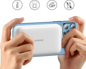 Powerbank Joyroom JR-W020 Mini Magnetic MagSafe Wireless 10000mAh Czarny 3